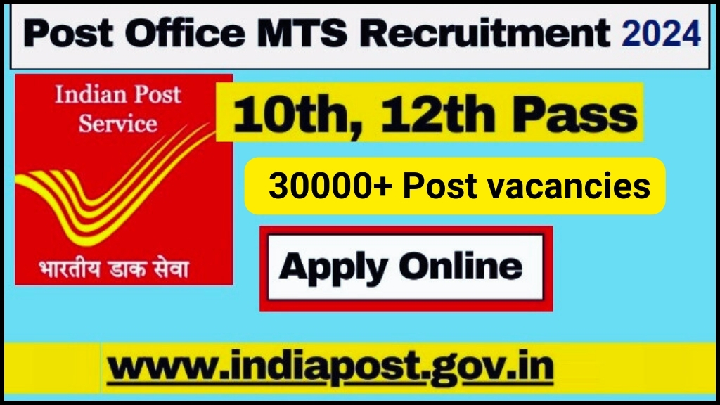 Post Office MTS Recruitment 2024 Notification