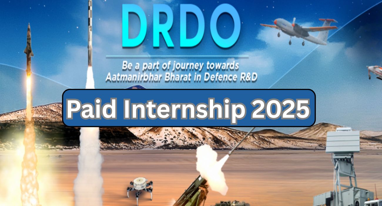 DRDO Paid Internship 2025