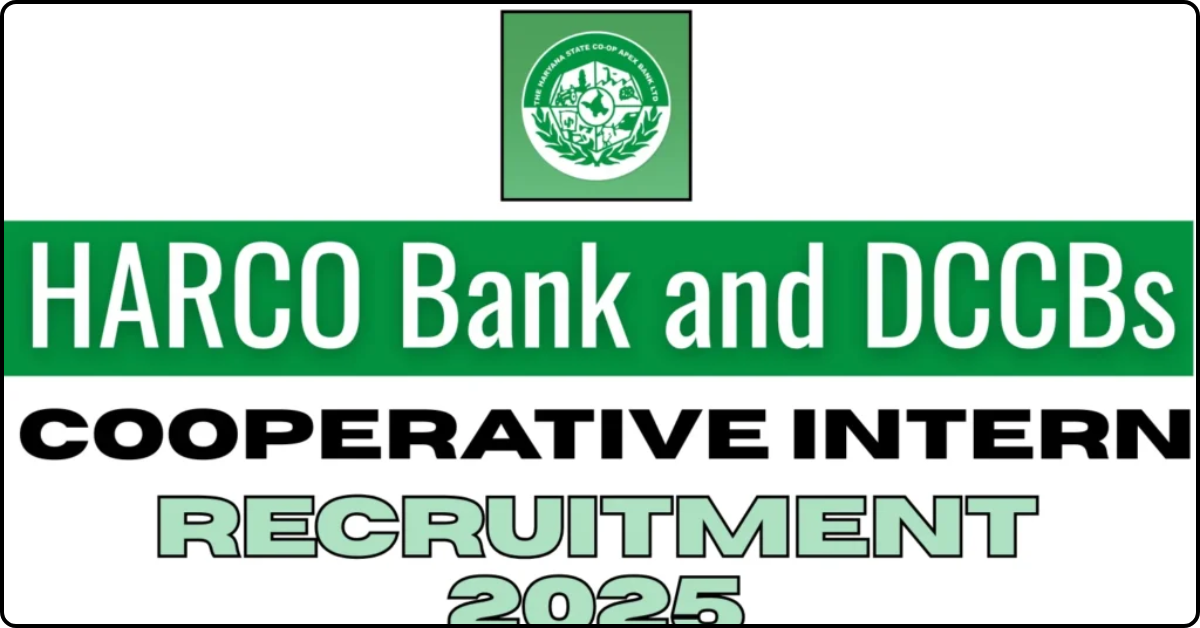 HARCO Bank Cooperative Intern Recruitment 2025