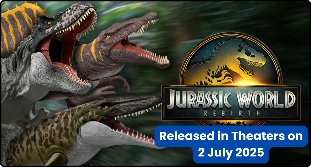 Jurassic World Rebirth hits theaters July 2, 2025