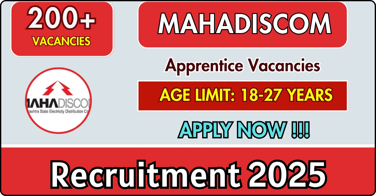 MAHADISCOM Apprentice Recruitment 2025
