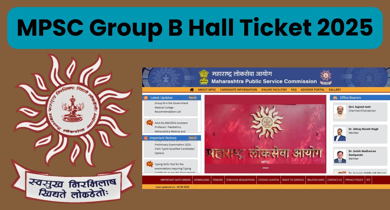 MPSC Group B Hall Ticket 2025