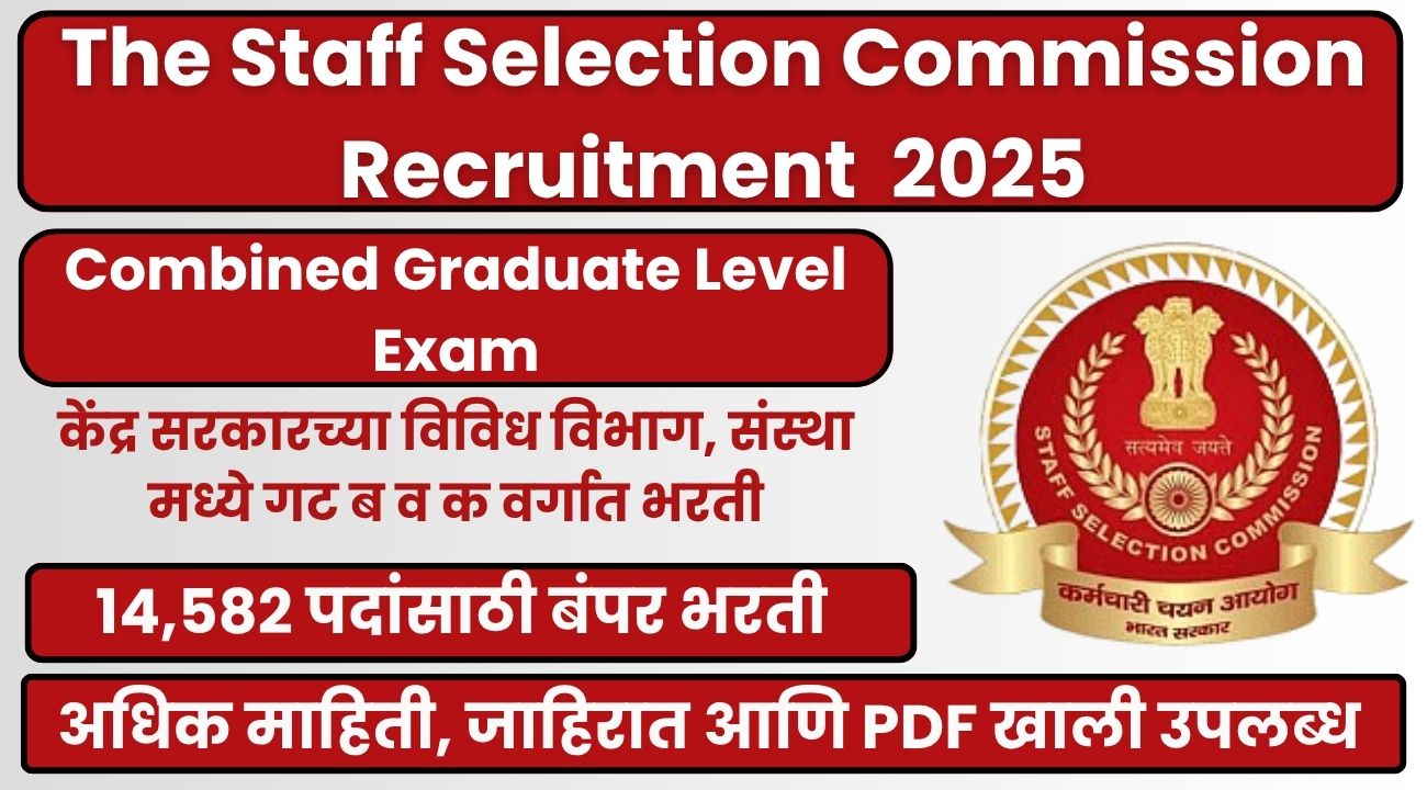 SSC CGL Recruitment 2025