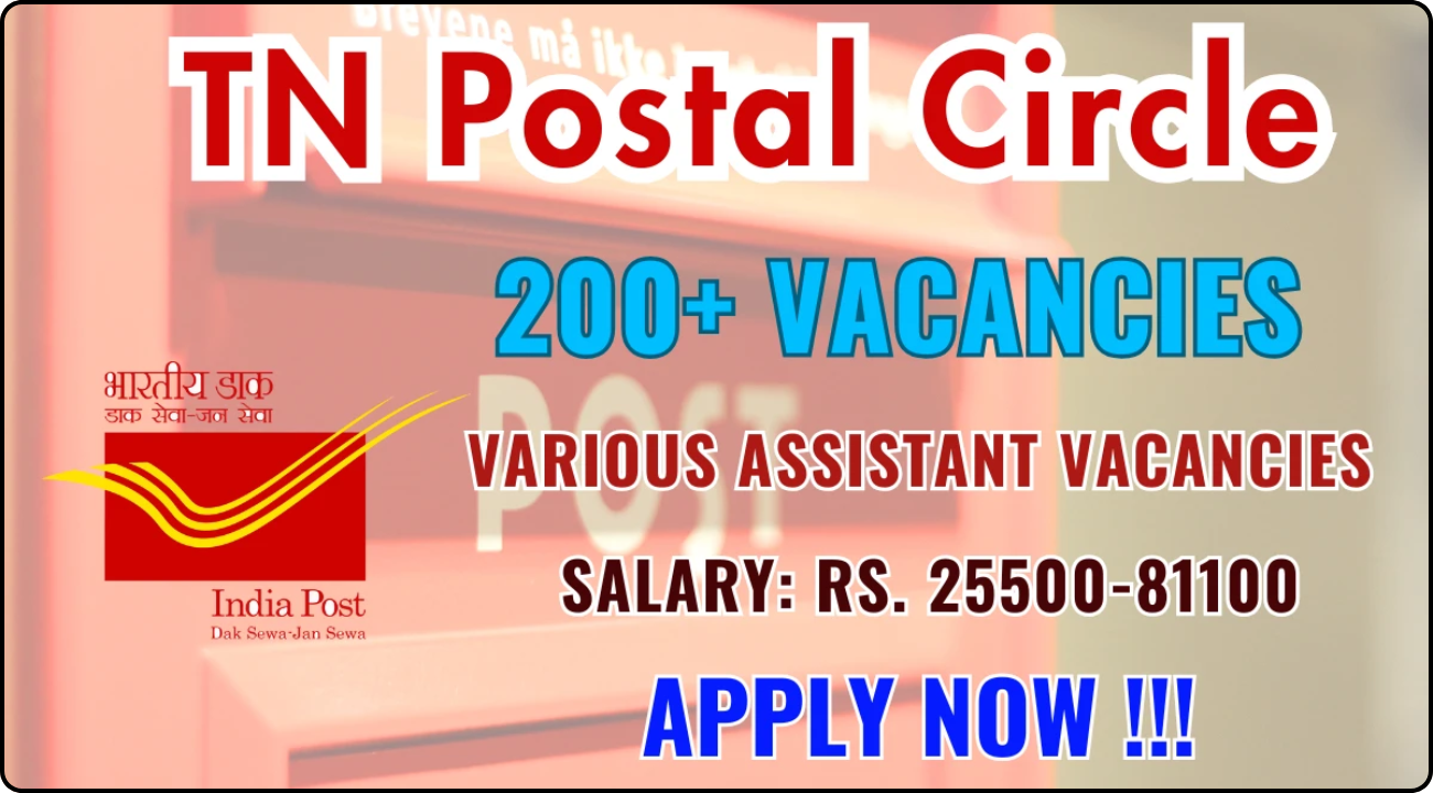 TN Postal Circle Recruitment 2025