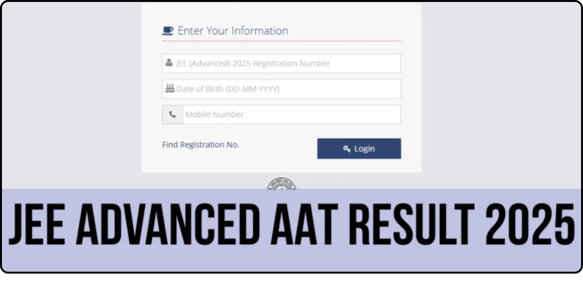 JEE Advanced AAT Result 2025