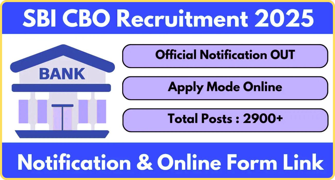 SBI CBO Recruitment 2025
