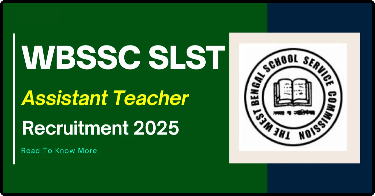 WBSSC Assistant Teachers Recruitment 2025