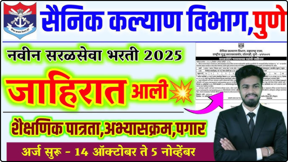 Sainik Kallyan Vibhag Maharashtra Bharti 2025